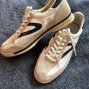 Tretorn White, Navy, Grey, and Cream  Sneakers Classic Retro Style
